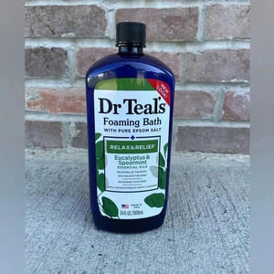 Dr Teals Foaming Bath Soak Wash Eucalyptus Spearmint NEW Spa Relaxing Relaxation